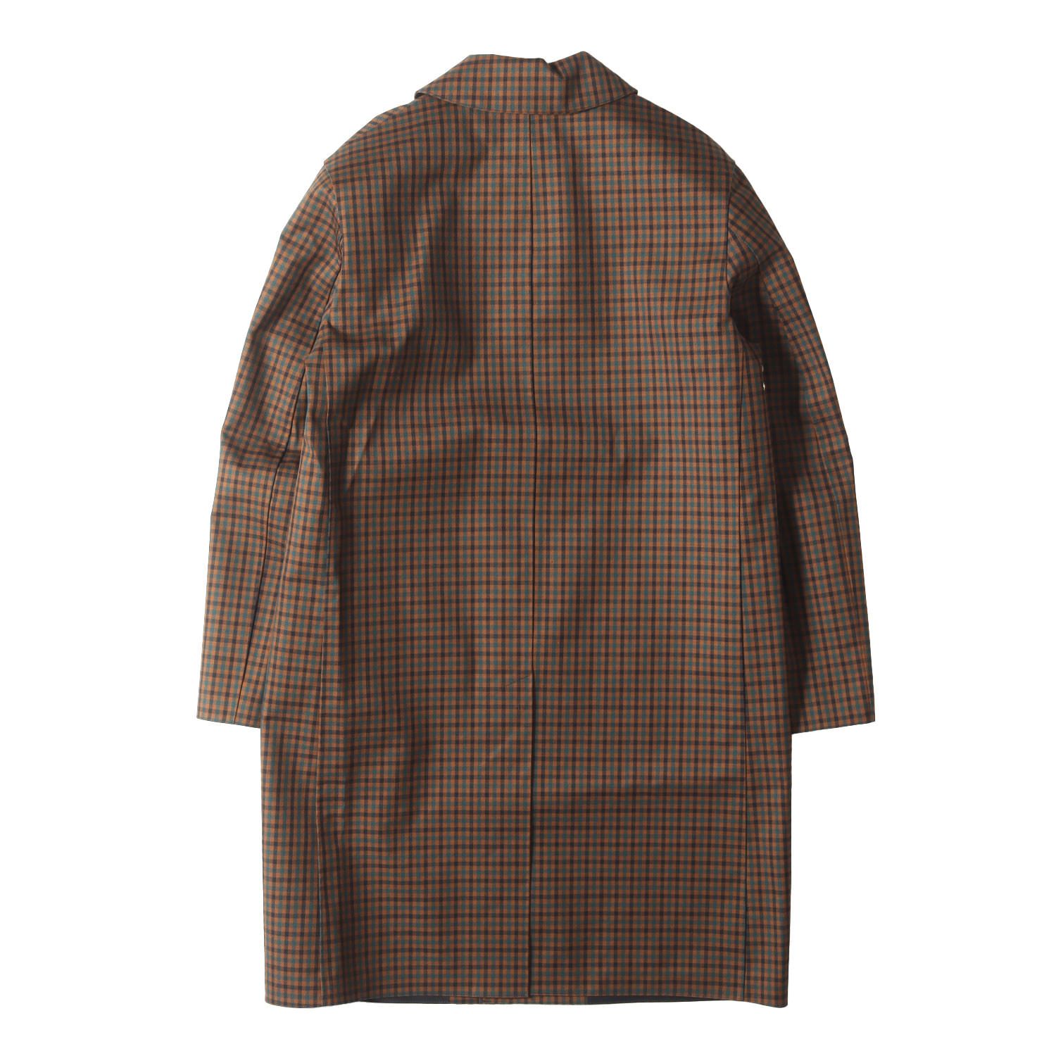 MACKINTOSH マッキントッシュ コート ブラウン グリーン系 サイズ 38 ガンクラブチェック ステン ゴム引き コート BLACKRIDGE GTS DUNKELD G3A12-201-52 アウター 上着 メンズ