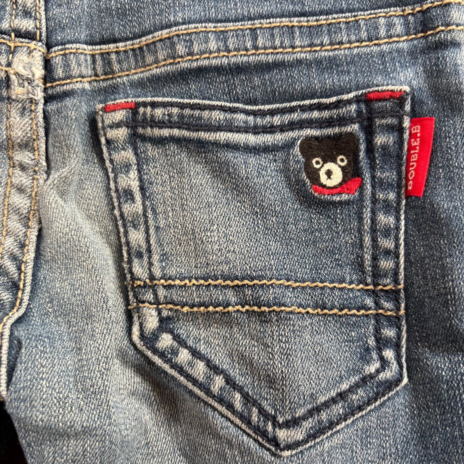 ダブルビー　デニム100cm ② ミキハウス ダブルB デニムパンツ 100センチ｜Yahoo!フリマ（旧
