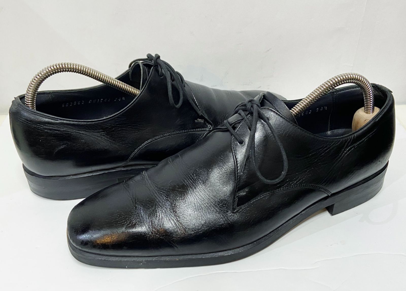 新品同様 BURBERRY ビジネスシューズ レザー ブラック レーズアップ Yahoo!オークション -「レースアップシューズ」(バーバリー) (は)の