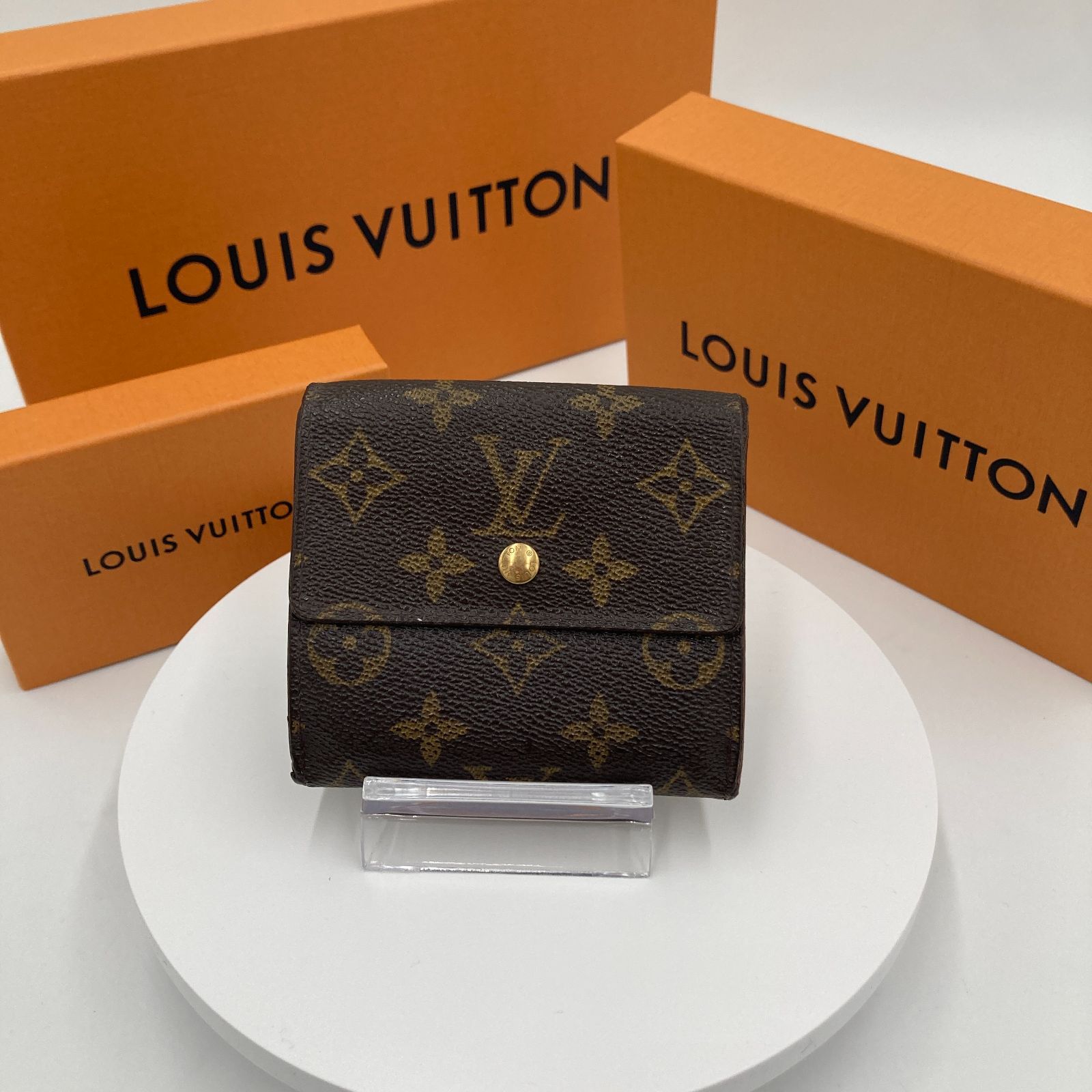 Louis Vuitton 財布ルイ・ヴィトン モノグラム 折財布 Wホック財布 