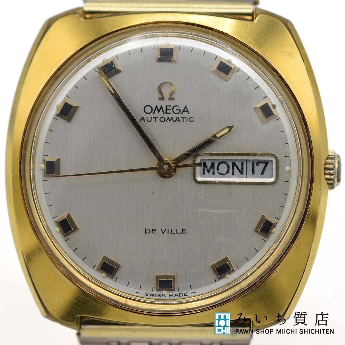 腕時計 稼働 OMEGA オメガ DE VILE 自動巻き シルバー色文字盤