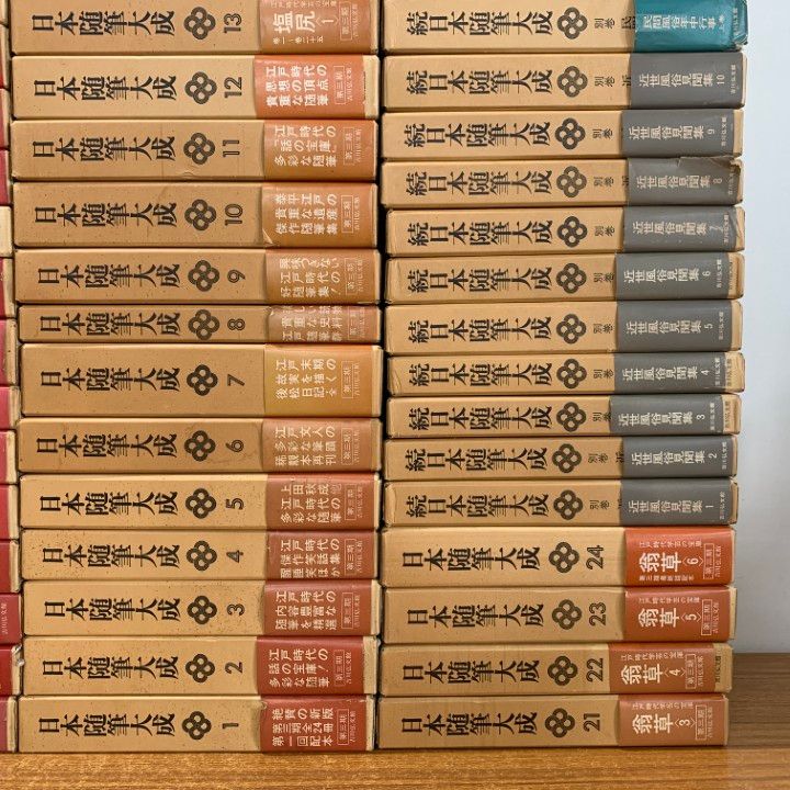 ■03)【同梱不可】日本随筆大成 1・2・3期63冊+続・別巻21冊 計84冊不揃いセット/編輯部/吉川弘文館/古典文学/文芸/江戸時代/歴史/民俗/B □03)【同梱不可】日本随筆大成 1・2・3期63冊+続・別巻21冊 計