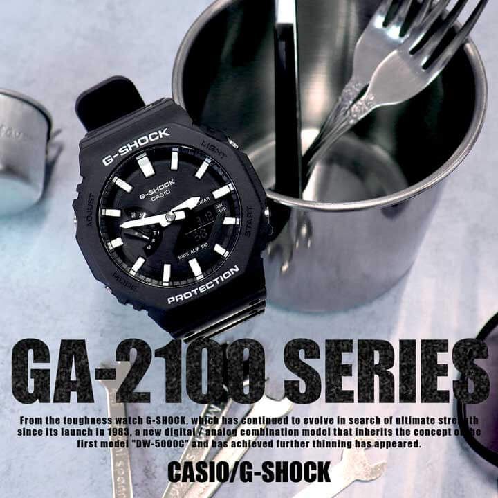 CASIO Gショック GA-2100-1A 海外 メンズ 腕時計 2100 カシオーク g