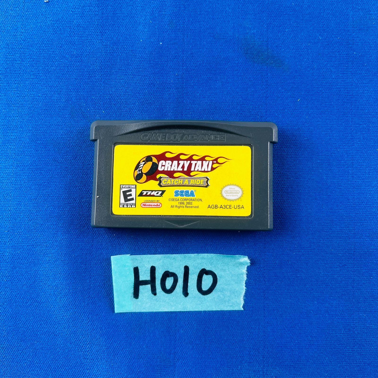H010 通電 BGA 北米版 CRAZY TAXI クレイジータクシー CATCH A RIDE ゲームボーイアドバンスカートリッジのみ
