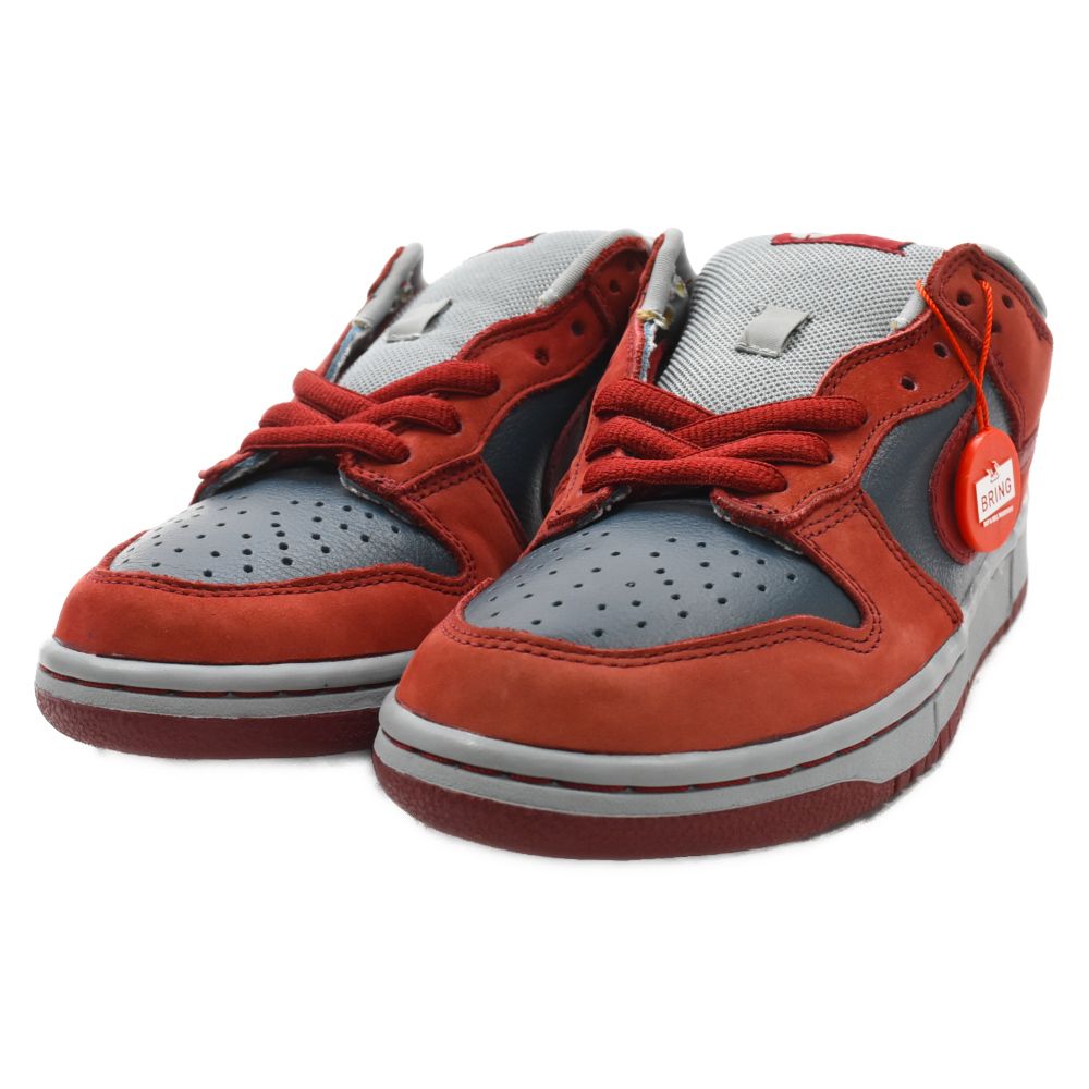 NIKE ナイキ 02年製 DUNK LOW PRO SB SHARK ダンクローカットスニーカー シャーク レッド/ネイビー US8/26.0cm 304292-361 NIKE (ナイキ) 02年製 DUNK LOW PRO SB SHARK ダンクローカット