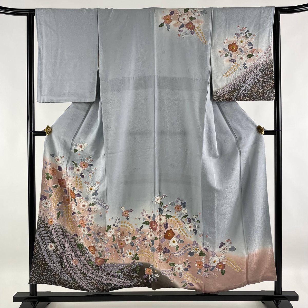 訪問着 身丈154cm 裄丈63.5cm 正絹 名品-