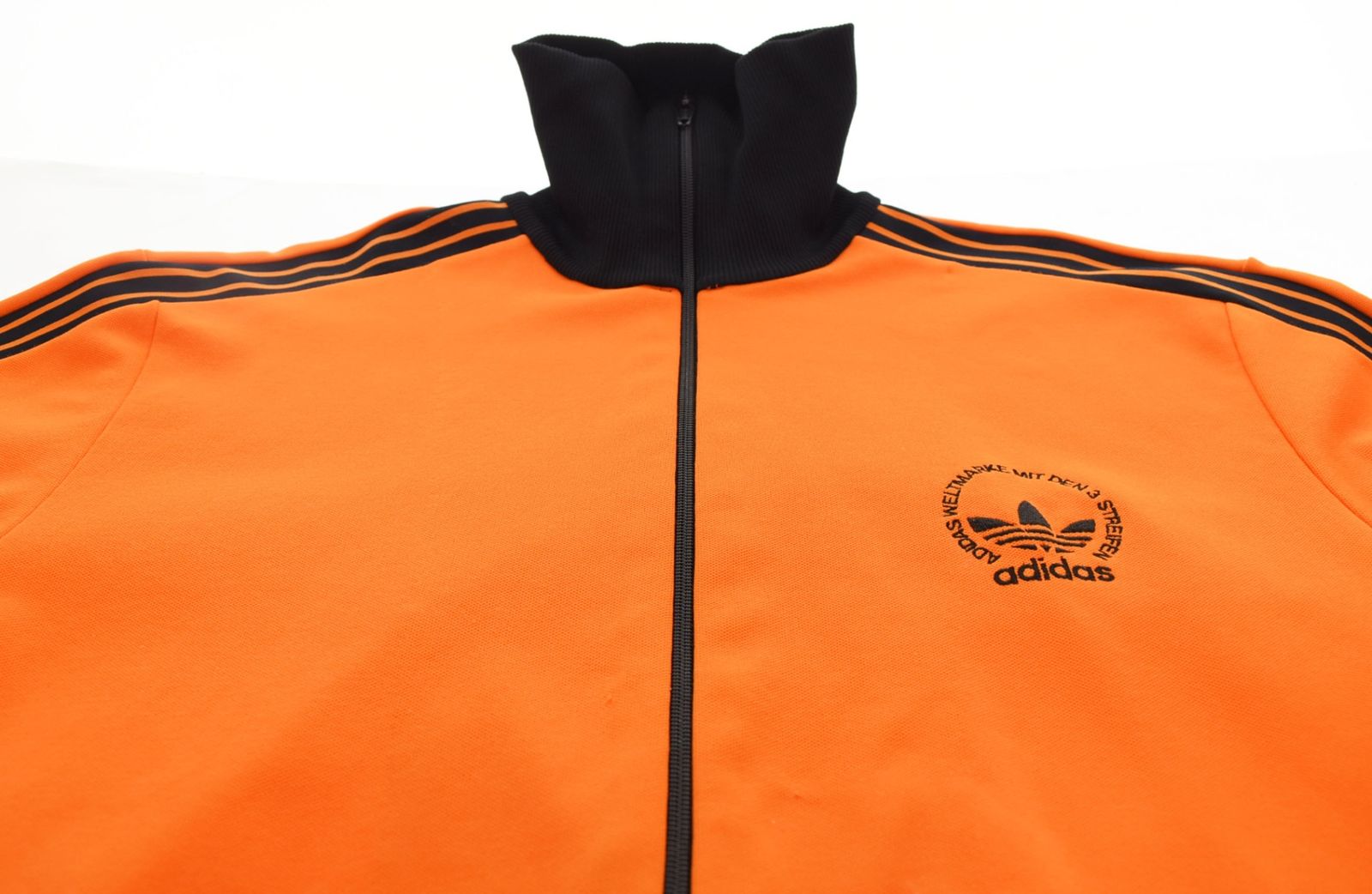 Adidas デサント ジャージ オレンジ 西ドイツ トラックジャケット adidas アディダス VINTAGE ヴィンテージ 70s 西ドイツ デサント