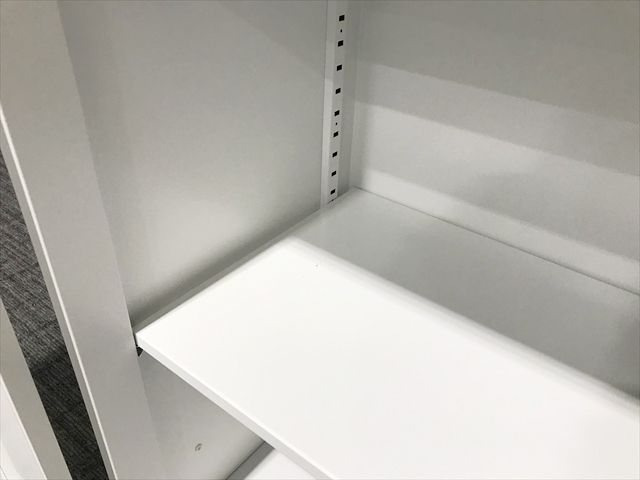 両開き書庫 HS スチールキャビネット 内田洋行 ウチダ オフホワイト