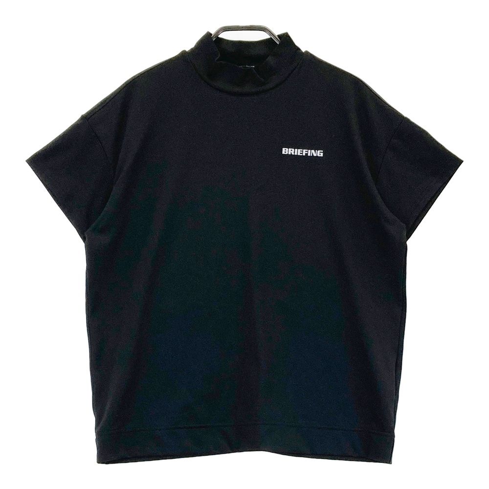 BRIEFING - coco 中古 ブリーフィング BRIEFING メンズ 半袖シャツ M 黒 モックネック サイドスリット 中古 メンズ ブリーフィング BRIEFING 半袖シャツ M 黒 モック