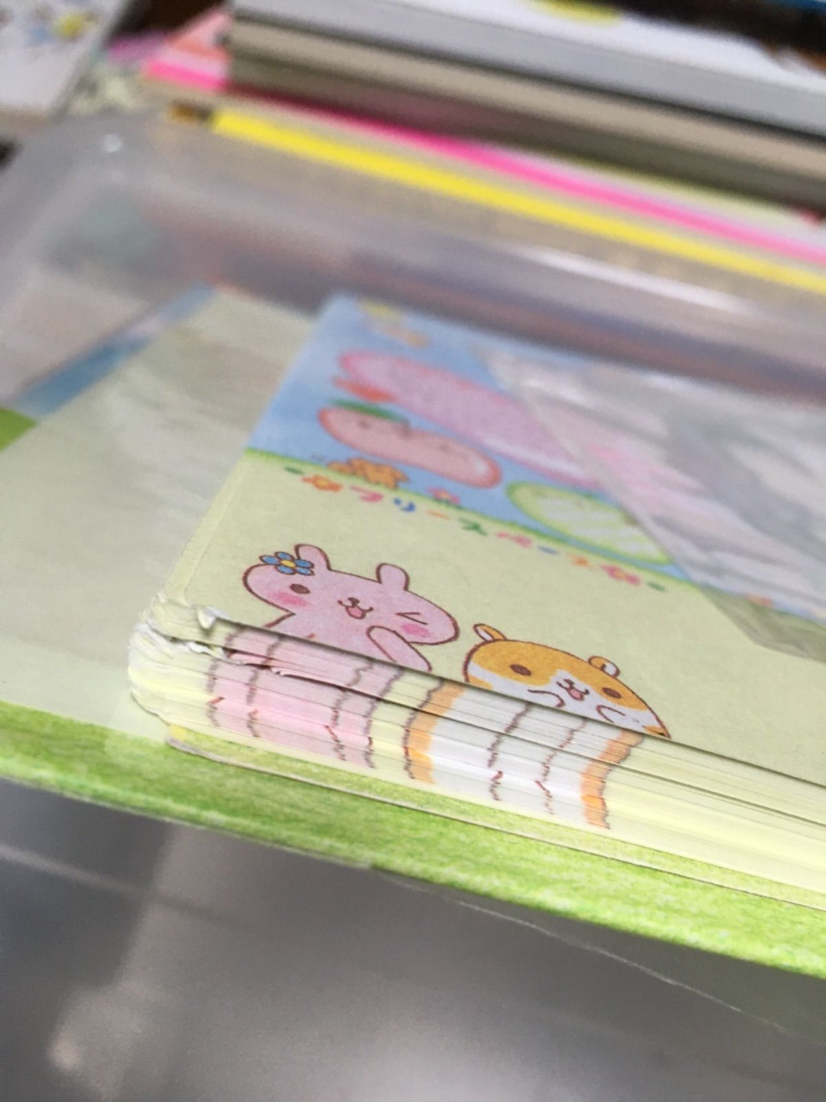 ハムちゃんずワールド プロフィール帳 森のくだもの屋さん キュート柄