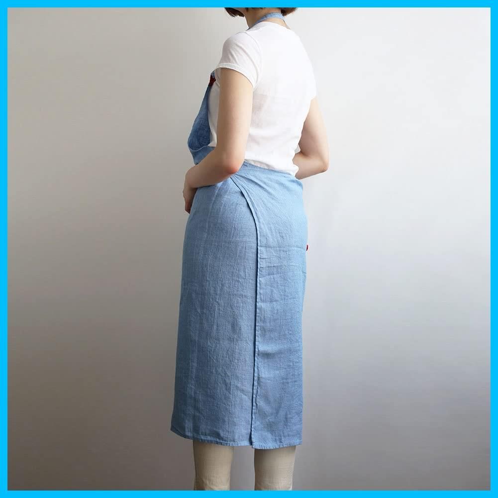 在庫処分 リーノエリーナ Lino e Lina エプロン フルエプロン リネン マノン Manon レディース メンズ キッチン 無地 麻 シンプル ロング おしゃれ