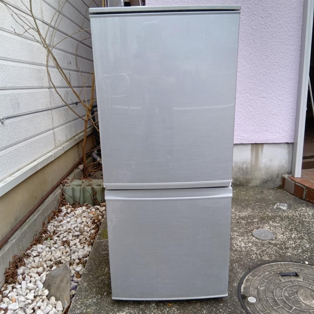 SHARP SJ-D14-S 2ドア 冷凍冷蔵庫