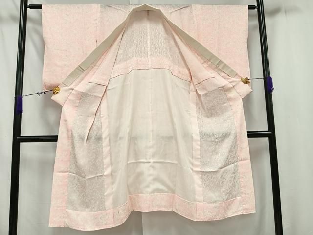 平和屋着物□長襦袢 無双仕立て 成り物 茄子 正絹 逸品 AAAY5348cs