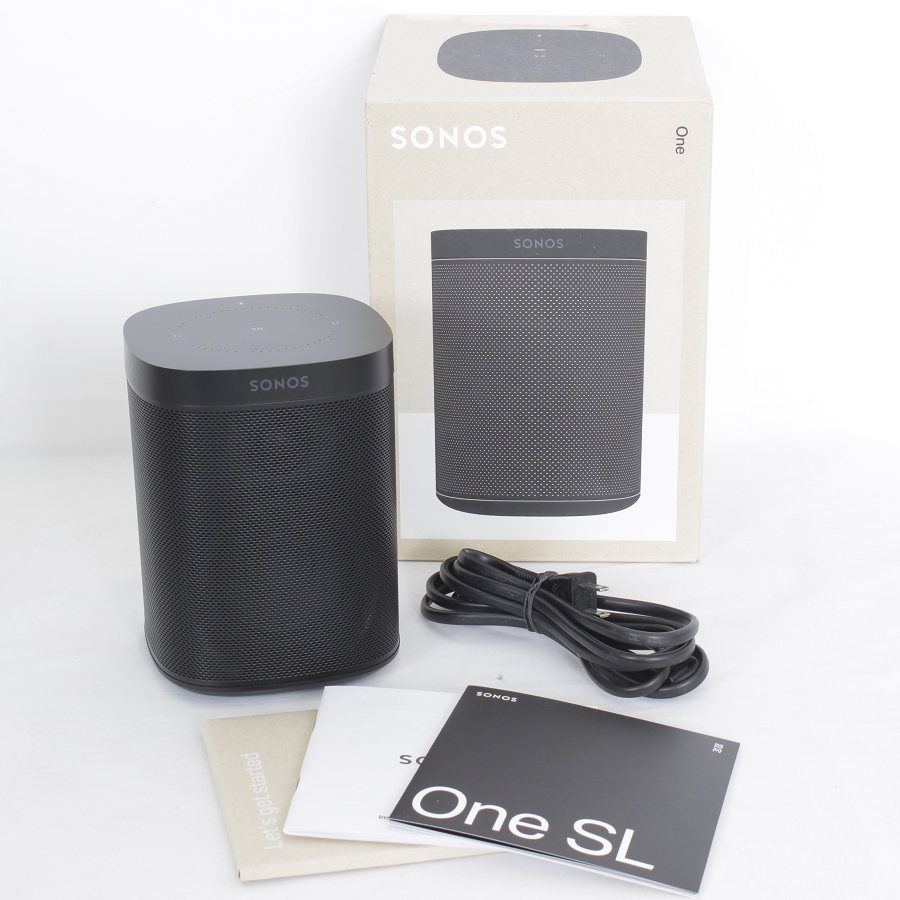 Sonos One SL ブラック スピーカー AirPlay 2 - スピーカー