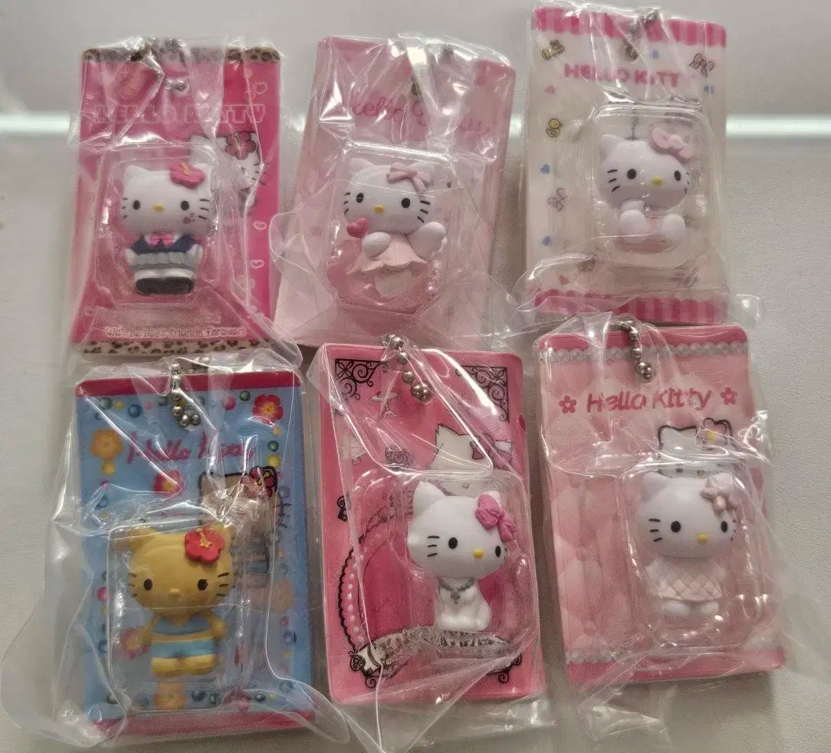 ハローキティ パッケージ キティ ミニチュア ガチャ 6種 フルセット