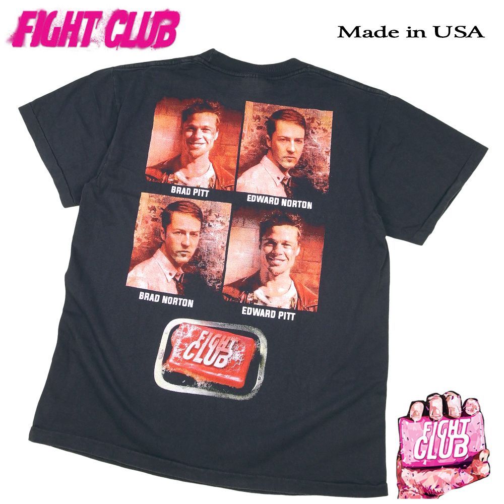 305 FIGHT CLUB Tシャツ ファイトクラブ 半袖 1999 アメリカ ブラット