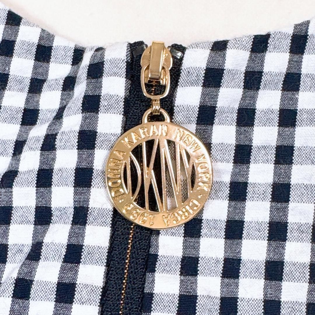 ♥タグ付き DKNY L シアサッカー フ ワンピース NICORILABO_COM