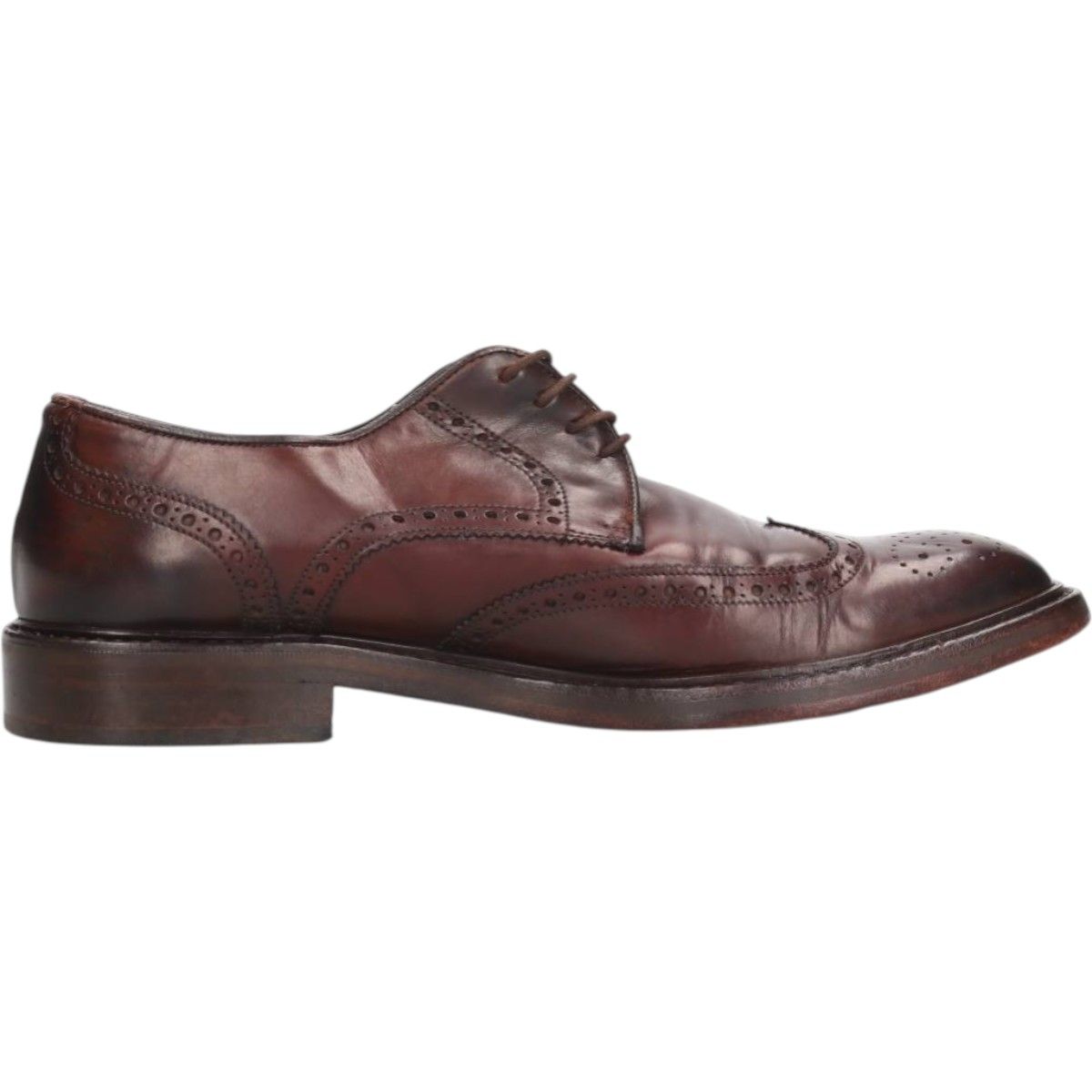 古着 ロトゥーセ LOTTUSSE フルブローグ ウイングチップシューズ