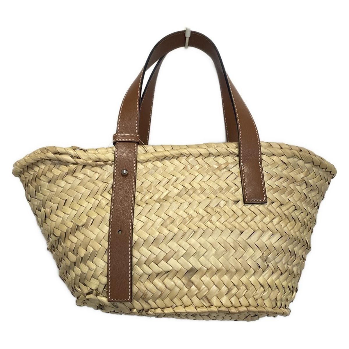 LOEWE(ロエベ) トートバッグ バスケット スモール ベージュ×ブラウン