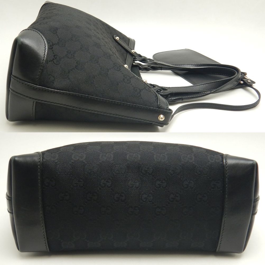 GUCCI ブラック トートバッグ 楽天市場】【中古】グッチ トートバッグ ポーチ付 269878 GGキャンバス
