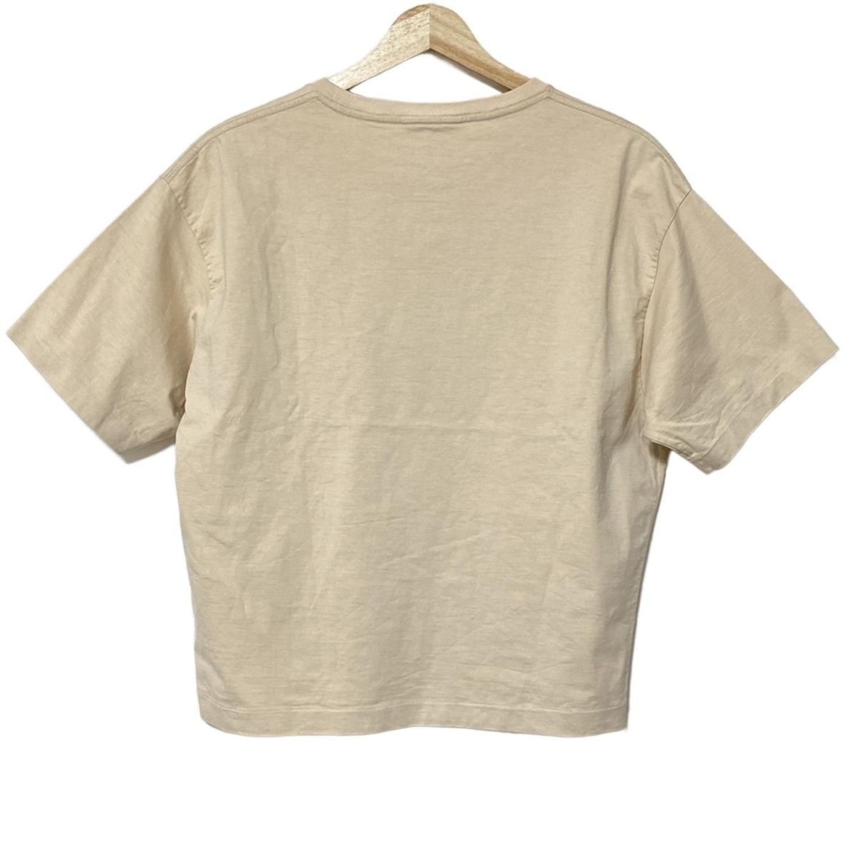 AURALEE オーラリー 半袖Tシャツ サイズ1 S レディース - ピンクベージュ クルーネック FOR Ron Herman