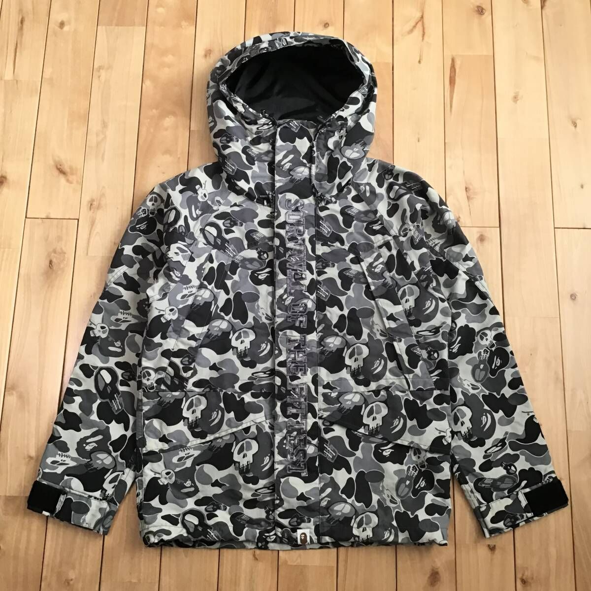 ☆激レア☆ STUSSY BAPE camo スノボジャケット Sサイズ a bathing ape 