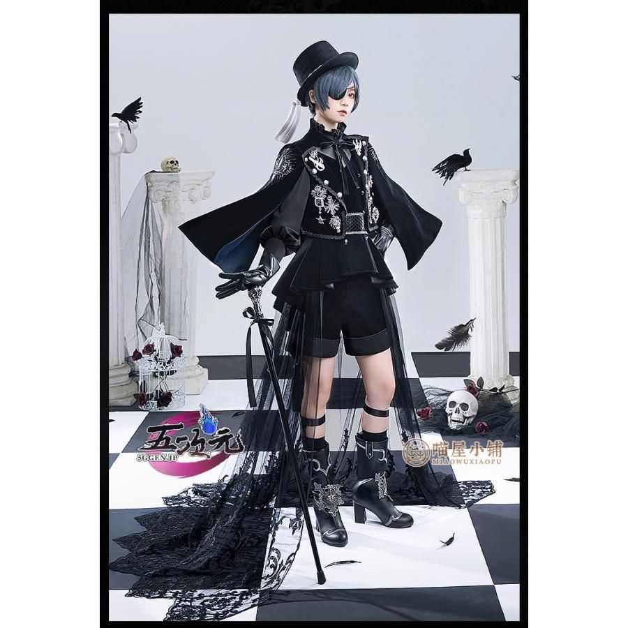 (限界値下げ/未着用)猫屋小舗♥黒執事♥シエル♥コスプレ♥靴♥廃盤商品♥ 限界値下げ/未着用)猫屋小舗♥黒執事♥シエル♥コスプレ♥靴
