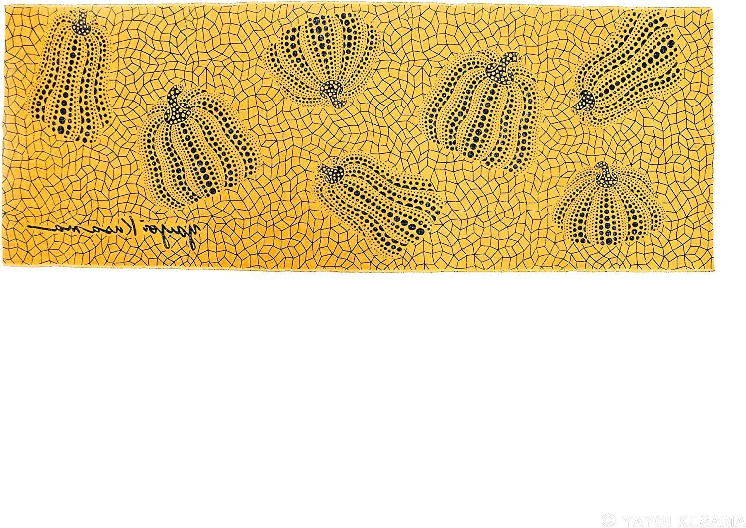 草間彌生 手ぬぐい [かぼちゃ（黄）] - メルカリ