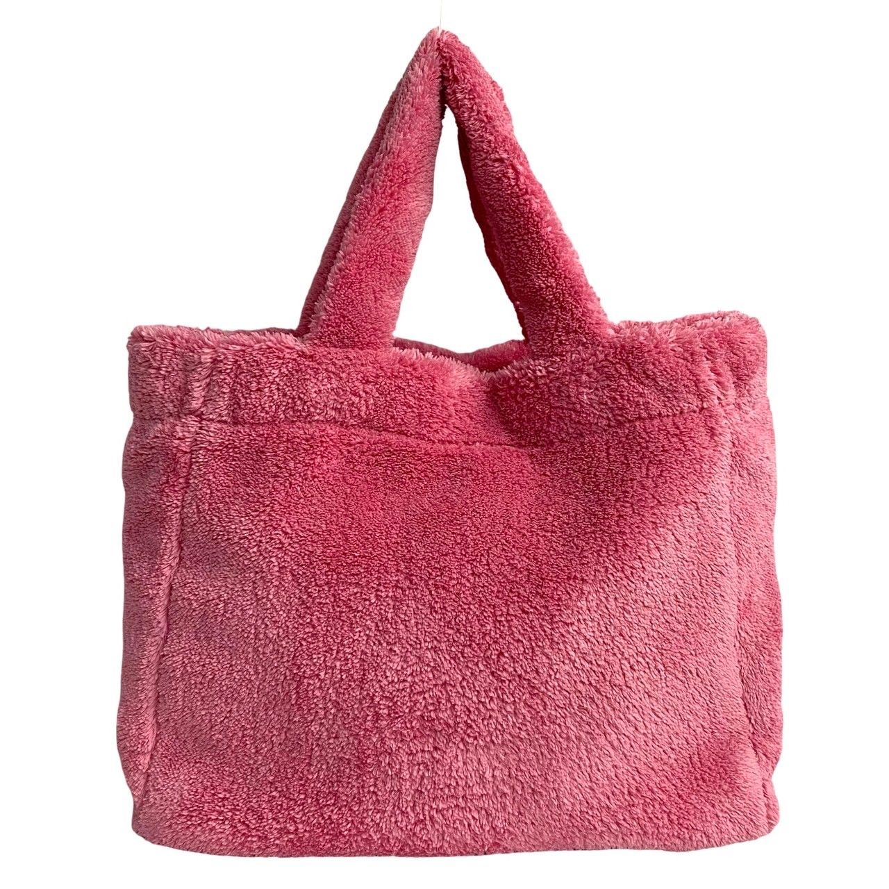 ほぼ未使用 希少品 袋付 PRADA プラダ テリー トートバッグ ロゴ 