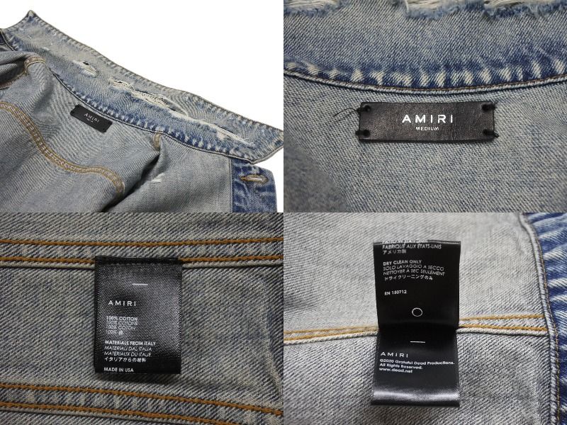 極美品 AMIRI アミリ GRATEFUL DEAD skull rose スカルデザイン