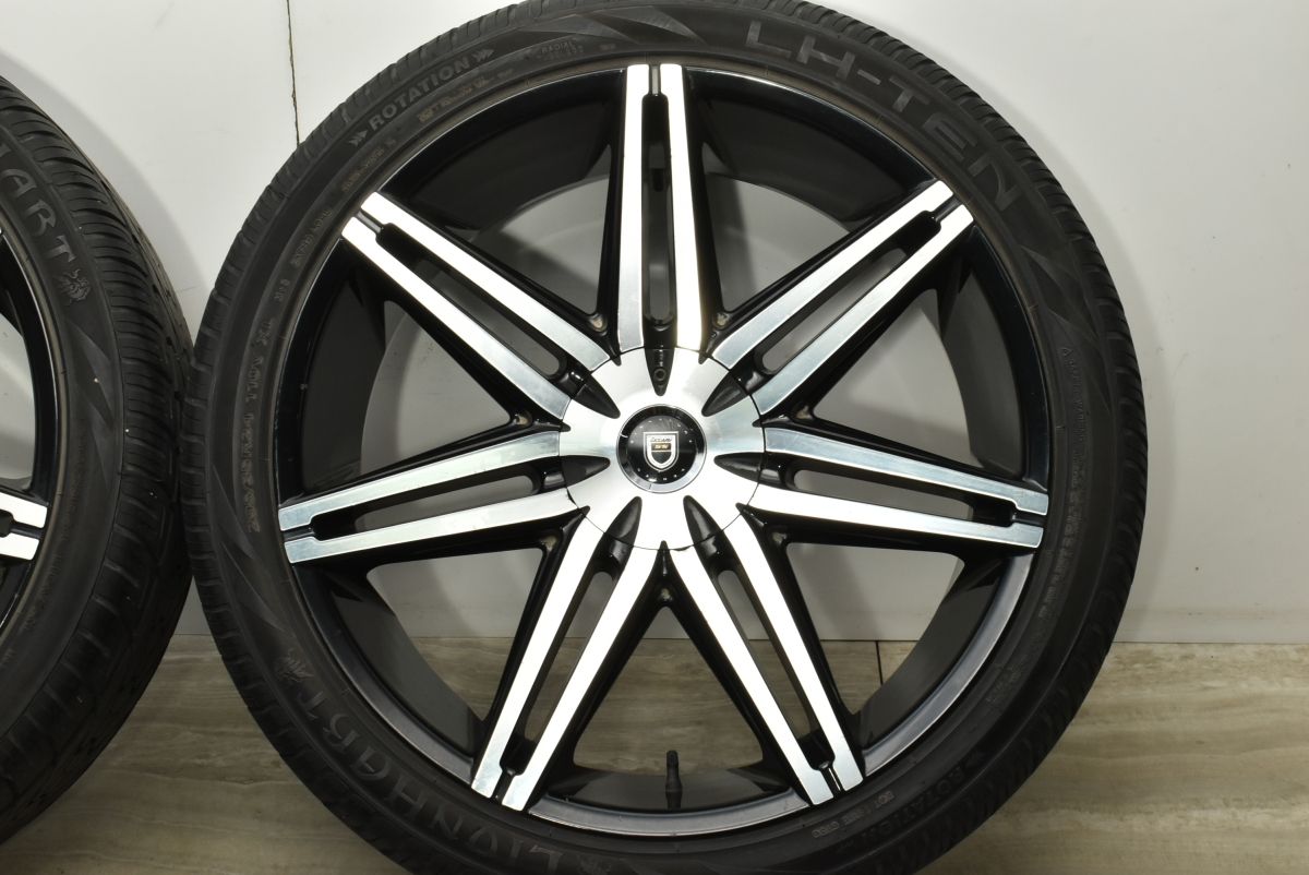 【有名な】 バリ溝 24インチ LEXANI JOHNSON II レグザーニ ジョンソン2 24in 9J 15 PCD150 5穴 ライオンハート LH-TEN 295 35R24 ランクル 大口径