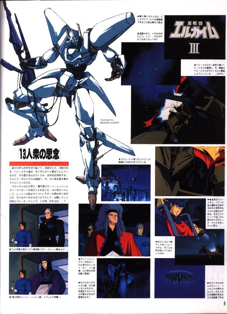 本 重戦機エルガイム 3冊セット（別冊テレビジョン、別冊Newtype）