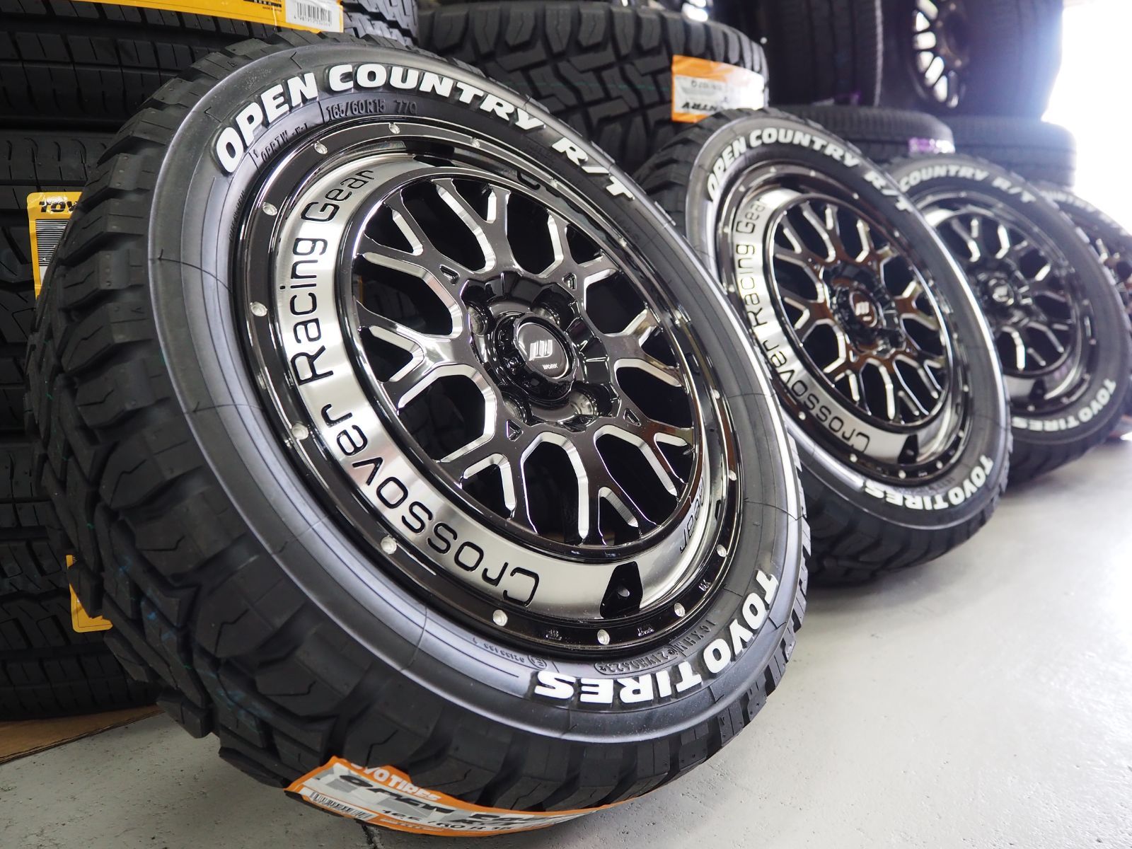 ゴツゴツ系 アゲ系 CRAG CKV 15inch 4.5 4-100 +45 TOYO オープンカントリーR/T 165/60R15 ハスラー  ハイゼット - メルカリ