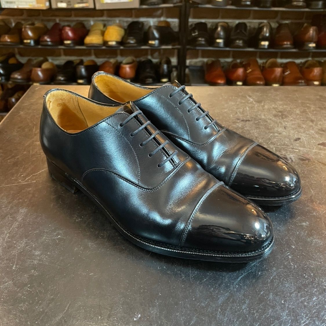 80sロイドフットウェア 7 旧エドワードグリーン チェルシー - 靴