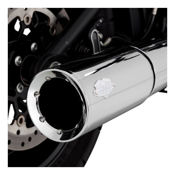Vance & Hines クローム ストレートマフラー バンス＆ハインズ□ エリミネーター400 スリップオンマフラー
