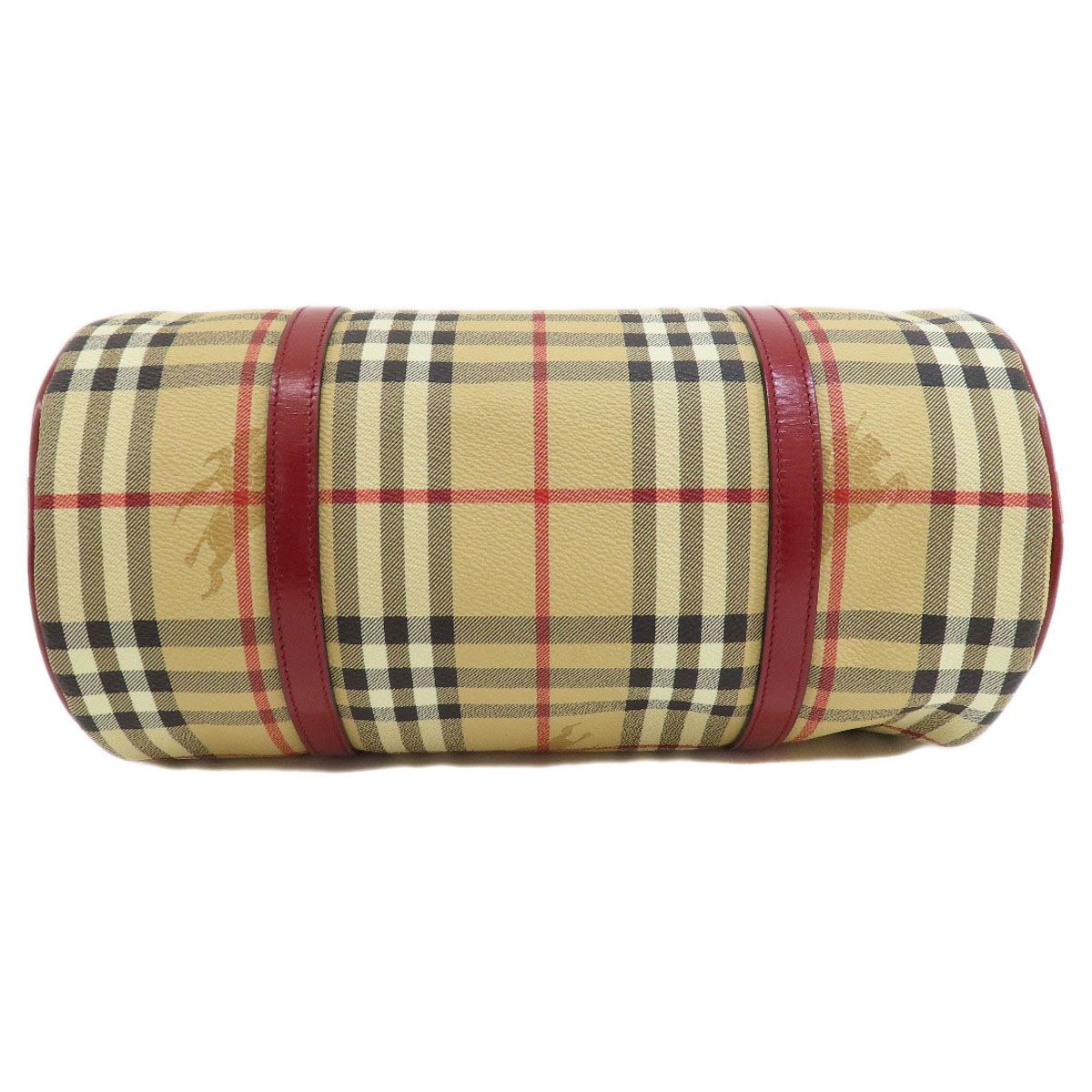 BURBERRY バーバリー ノバチェック ハンドバッグ PVC レディース