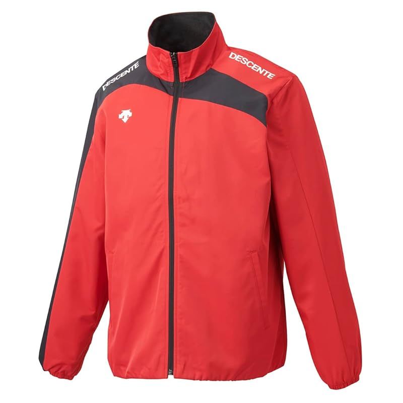 デサント ウインドブレーカー 定番 防風 保温 裏トリコット 前開き 動きやすい トレーニング ジム ランニング メンズ チーム DNVY(DTM- デサント] ウインドブレーカー 定番 防風 保温 裏トリコット 前開き