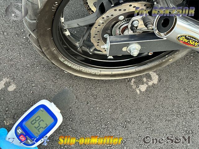 GSX250R 2BK-DN11A用 純正エキパイ専用 スリップオン マフラー