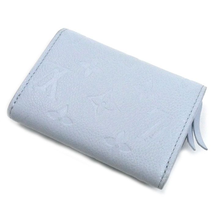 LOUIS VUITTON ルイ ヴィトン ポルトモネ ロザリ コインケース モノグラム アンプラント ウォッシュドブルー M83641 IC レディース