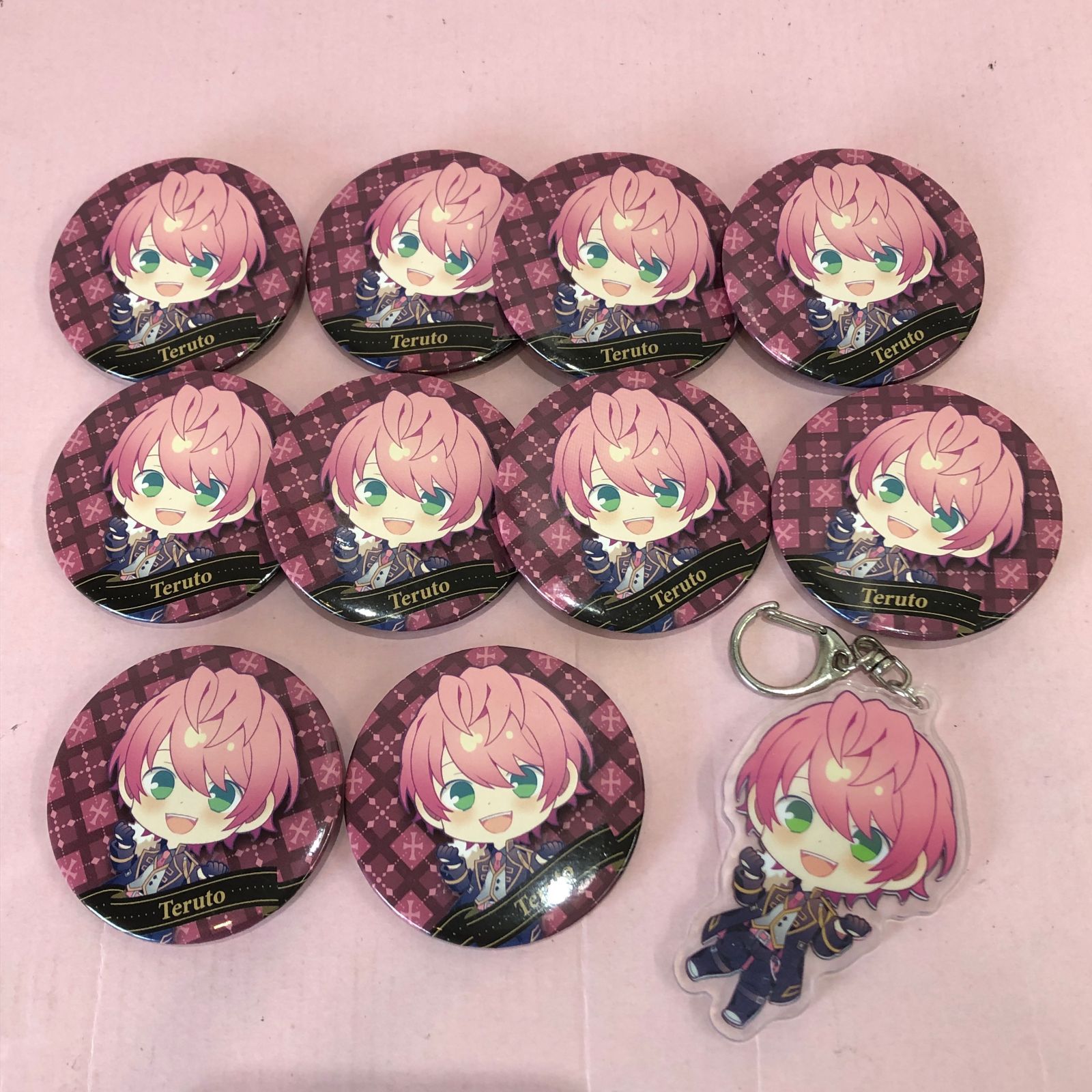 □騎士A 騎士X てるとくん 缶バッジ 他 グッズまとめ 中古品