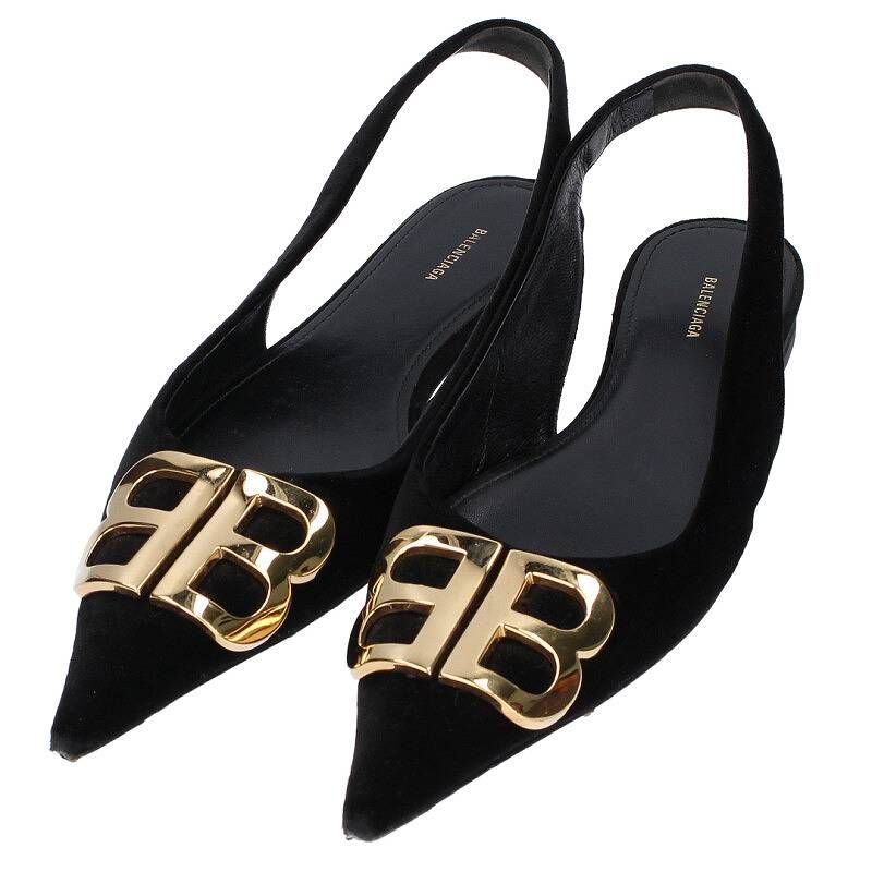Balenciaga バレンシアガ パンプス　ベルベット　36 Balenciaga バレンシアガ パンプスベルベット36