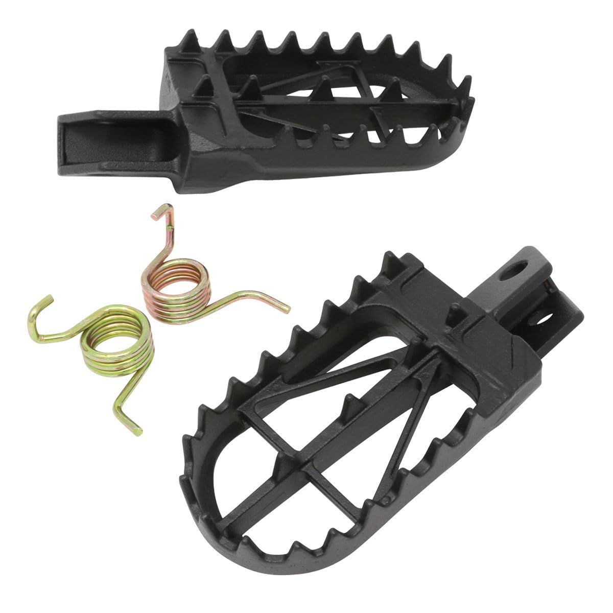 ジータレーシング ZETA RACING CC110 JA10|JA45|JA60 13-24 ワイドフットペグ クロモリ スプリング付属 Mid 純正相当 前後幅約50mm 安定ライディング スタンディング 排泥性 クロモリ鋼 高強度 高耐久 D