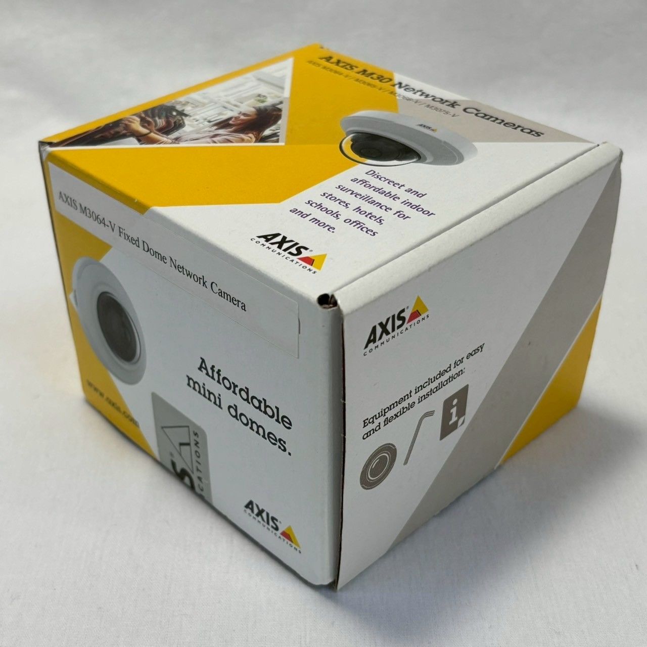 AXIS|M3064-V|ネットワークカメラ|ドーム型|防犯監視用|フィルム|説明書付き|No.924