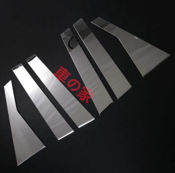 日産エクストレイル T33 2025- 式対応 サイドピラーカバー 6PCS セット メッキ仕上げ ウインドウトリム 外装ドレスアップパーツ FFCRYSTALESIA_COM