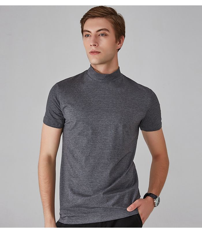【未使用】ブリーフィング モックネック ハイネック Tシャツ 半袖 ブラウン 茶 Tシャツ モックネック ゴルフ 未使用 半袖 メンズ ハイネックT