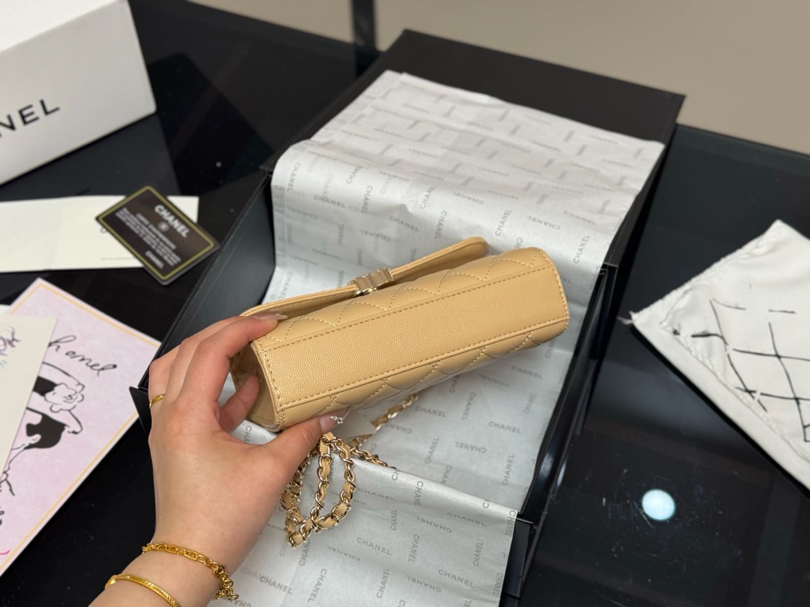 今日 Chanel 23P Kelly Bag シャネル 23P ケリー バッグ DECORATOM_COM_BR