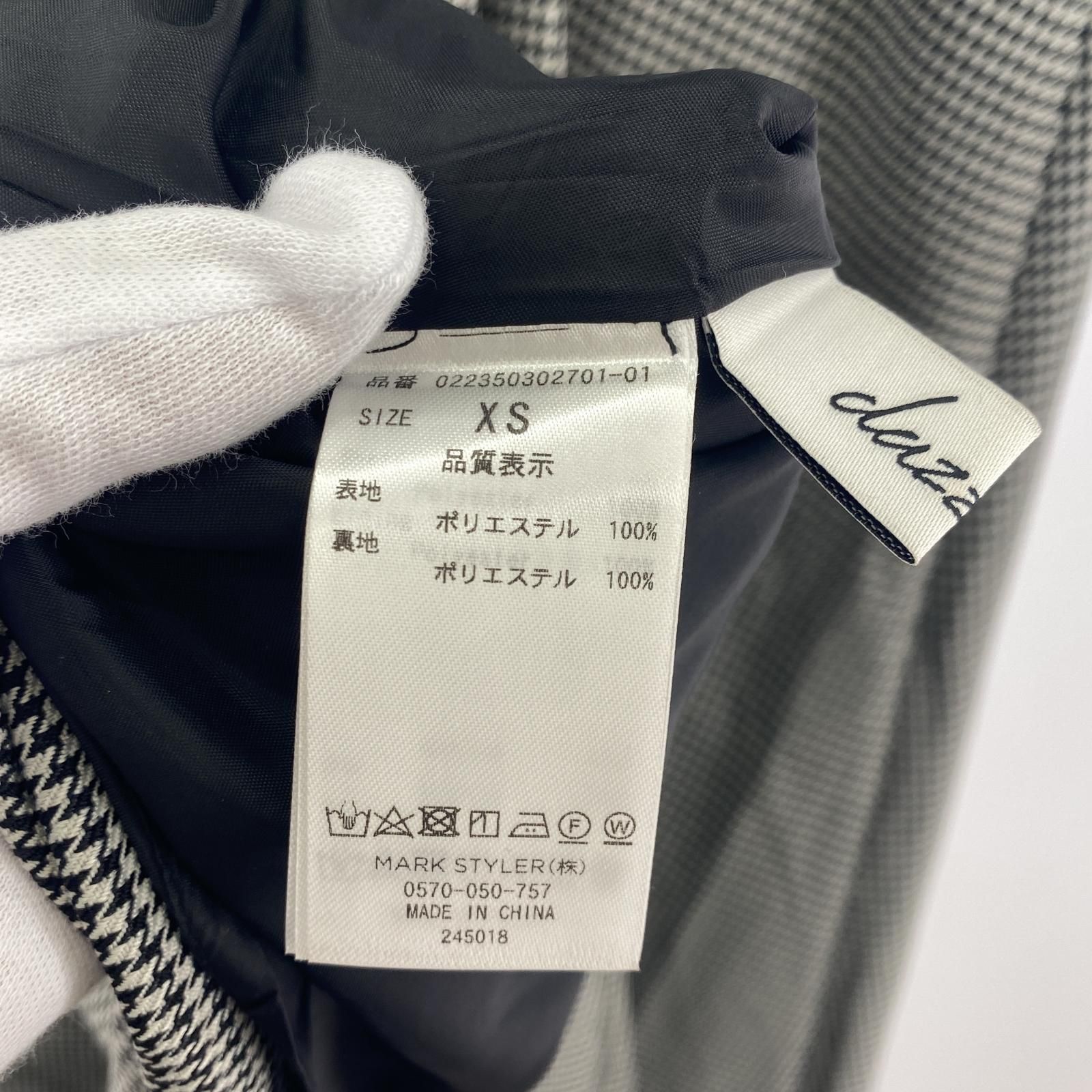 dazzlin ダズリン 千鳥柄 ハートカットジャンパースカートワンピース