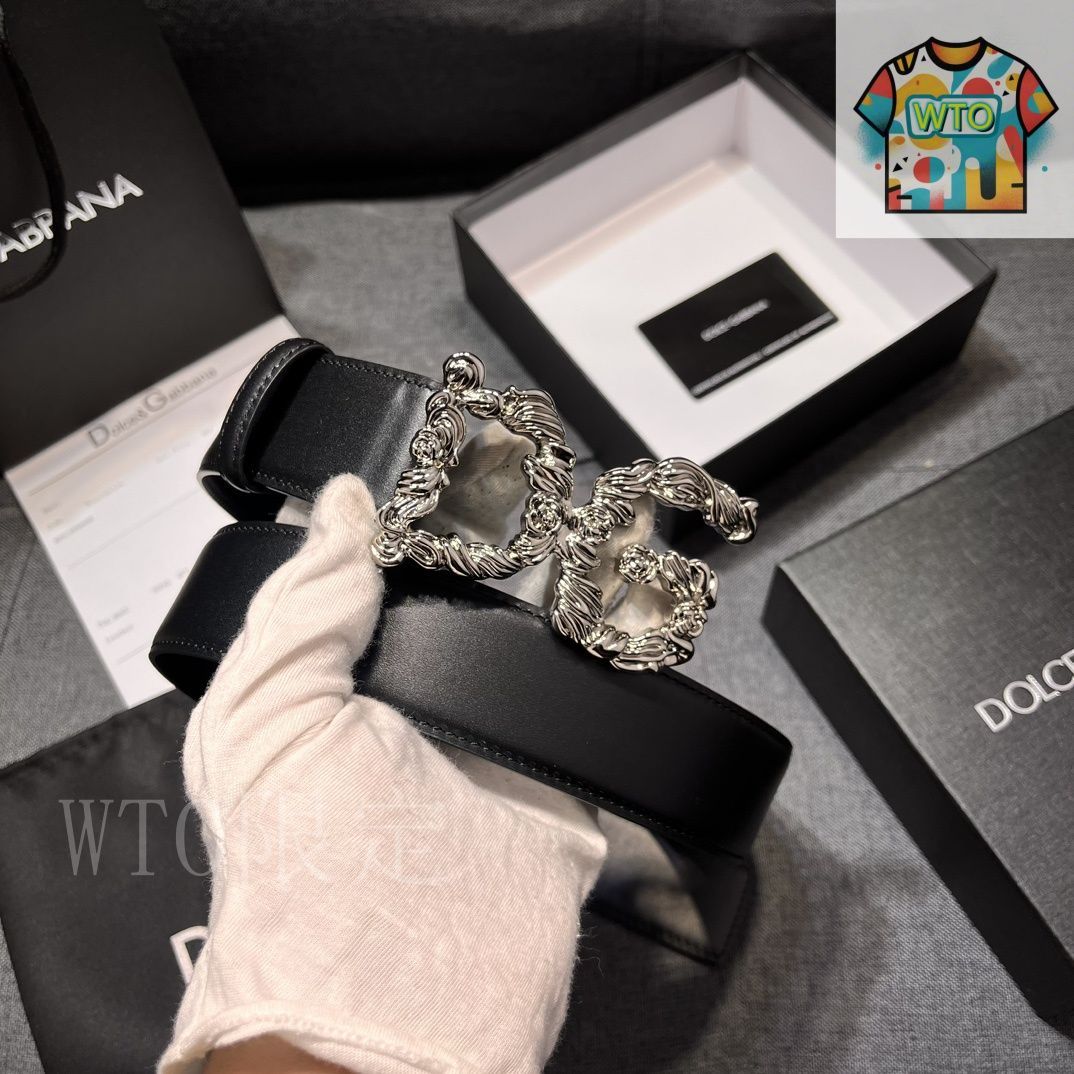 今日特価】Dolce&Gabbana DG レザーベルト - メルカリ