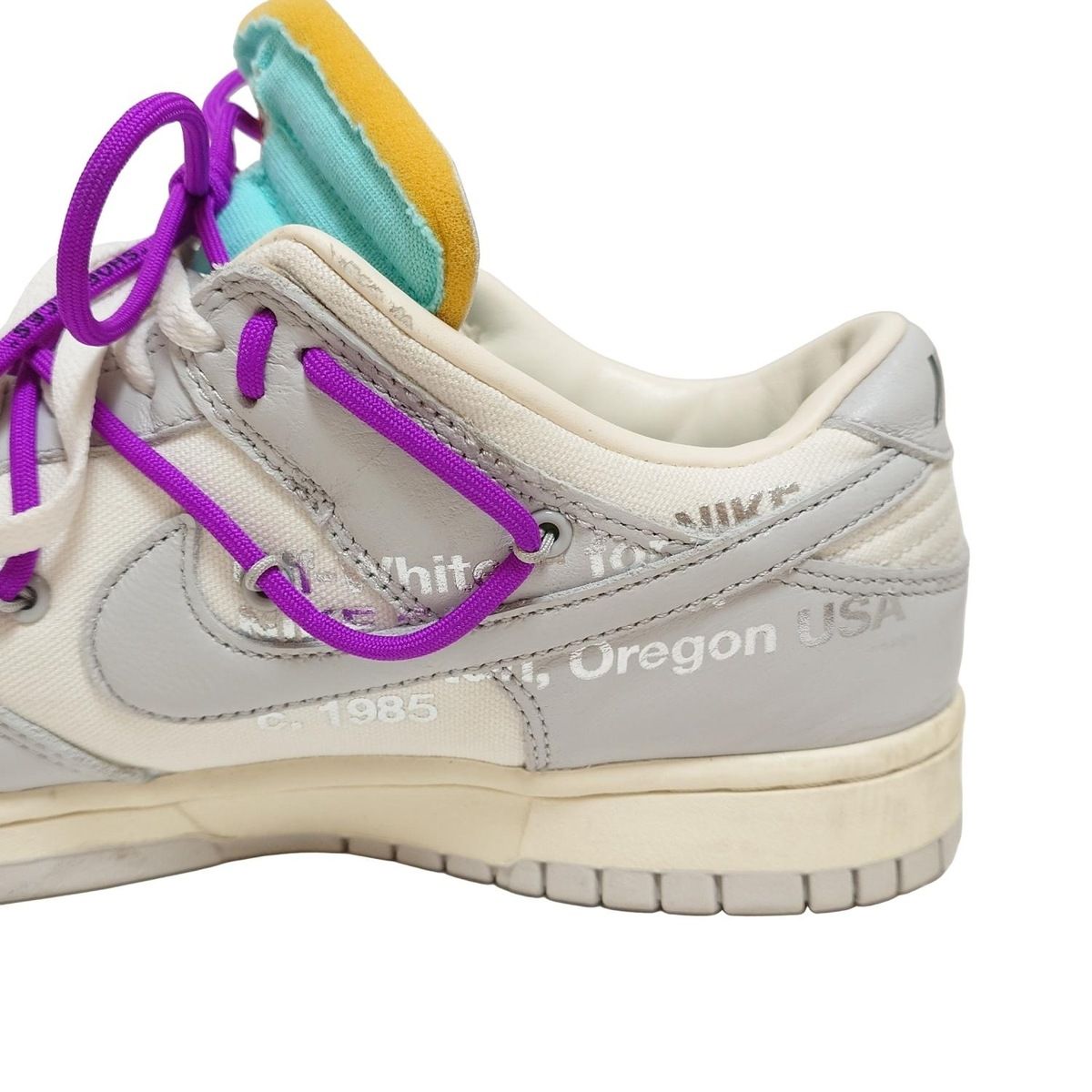 オフホワイト☆アローモチーフ スニーカー Off-White 偽物 スニーカー ホワイト アローズロゴ メッシュ