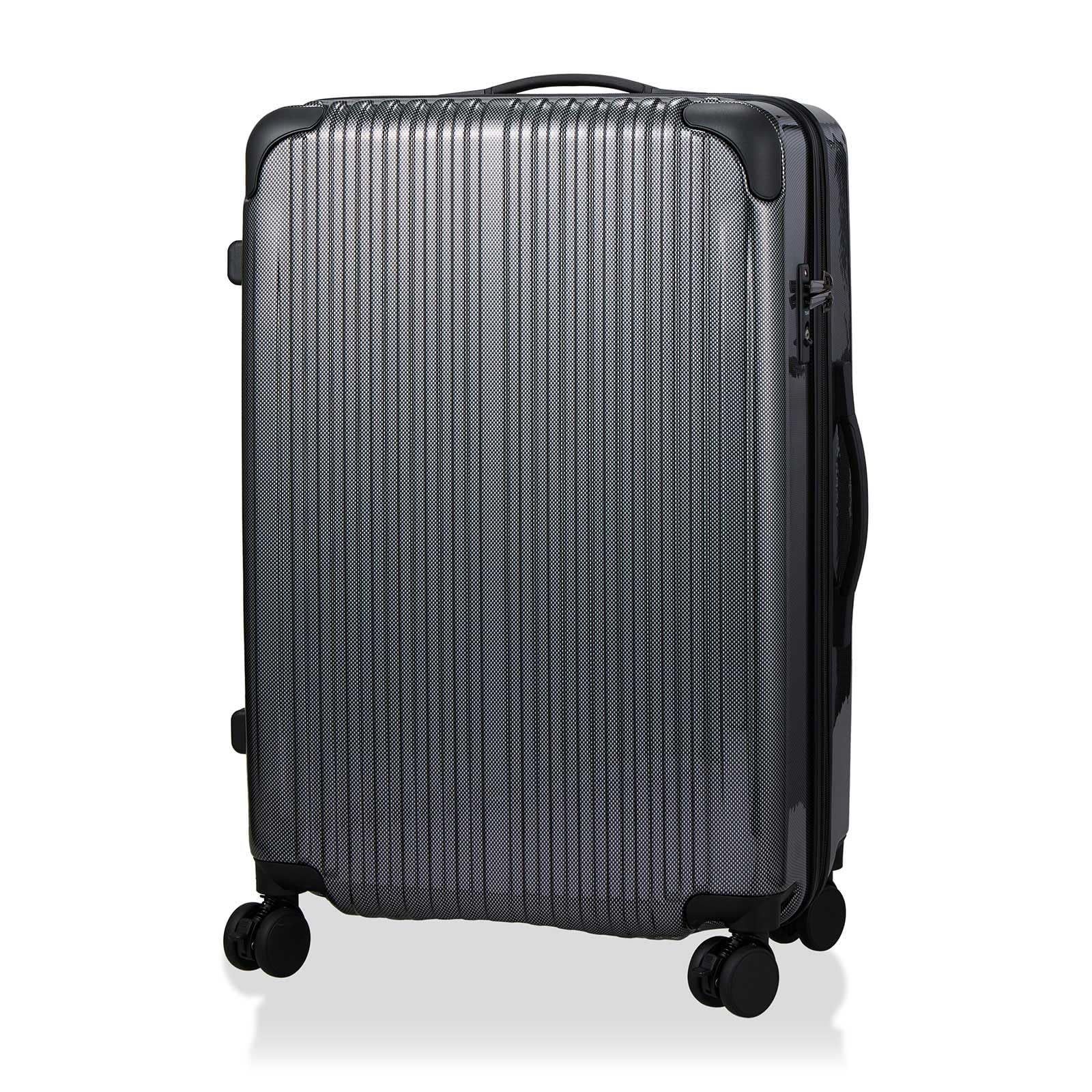 ストッパー付きサスペンションキャスター ドリンクホルダー付き キーロック Lサイズ TSロック 拡張式ジッパースーツケース ESCAPE S シフレ エスケープ